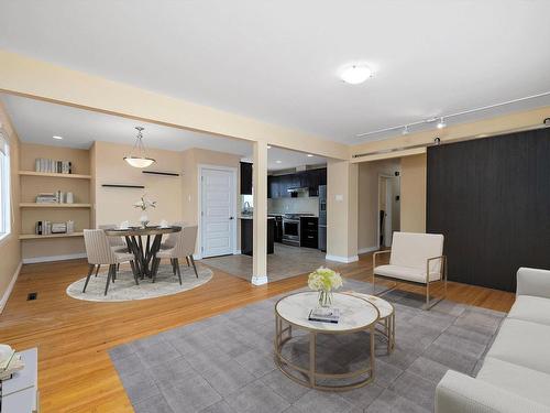 9110 156 Street, Edmonton, AB - Indoor Photo Showing Living Room