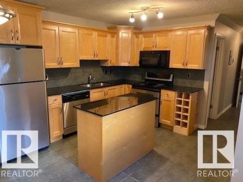 101 8215 83 Avenue, Edmonton, AB - Indoor Photo Showing Kitchen With Stainless Steel Kitchen With Double Sink