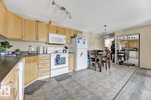 344 2096 Blackmud Creek Drive, Edmonton, AB - Indoor Photo Showing Kitchen With Double Sink