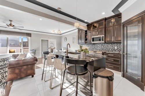 16756 60 Street, Edmonton, AB - Indoor Photo Showing Kitchen With Upgraded Kitchen