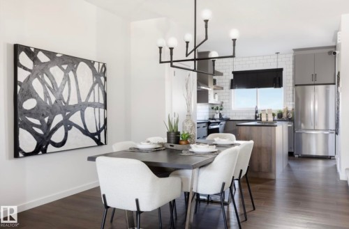 21120 25 Ave, Edmonton, AB - Indoor Photo Showing Dining Room