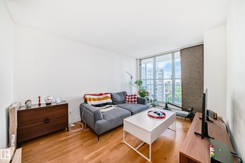 1203 12141 Jasper Avenue, Edmonton, AB - Indoor Photo Showing Living Room