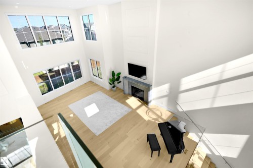 11 Jubilation Drive, St. Albert, AB - Indoor Photo Showing Other Room With Fireplace