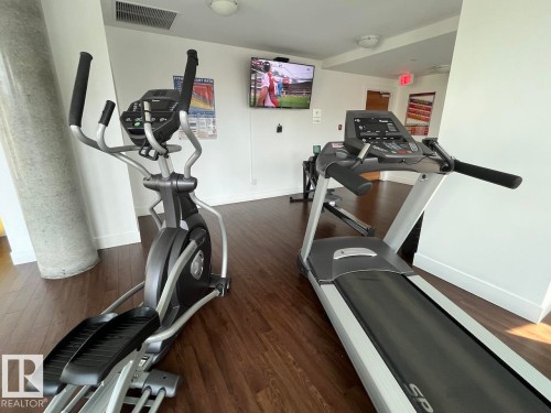 1003 11969 Jasper Avenue, Edmonton, AB - Indoor Photo Showing Gym Room