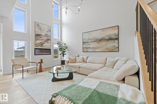 103 Dansereau Way, Beaumont, AB - Indoor Photo Showing Living Room