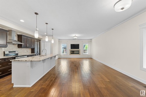 9654 83 Avenue, Edmonton, AB - Indoor Photo Showing Kitchen With Upgraded Kitchen