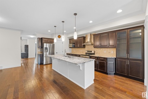 9654 83 Avenue, Edmonton, AB - Indoor Photo Showing Kitchen With Upgraded Kitchen