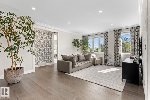 7216 156 Street, Edmonton, AB - Indoor Photo Showing Living Room