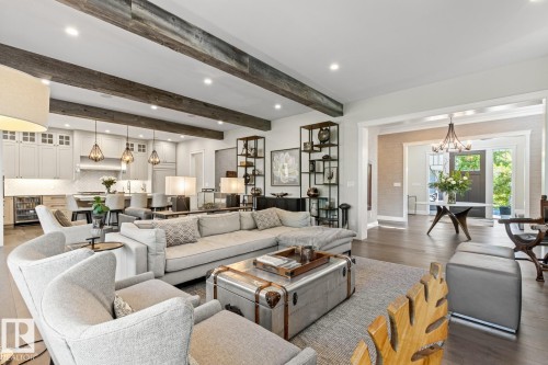 7216 156 Street, Edmonton, AB - Indoor Photo Showing Living Room