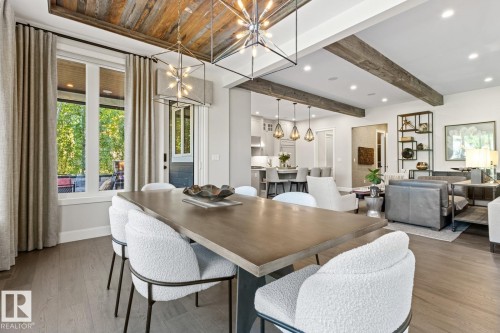 7216 156 Street, Edmonton, AB - Indoor Photo Showing Dining Room