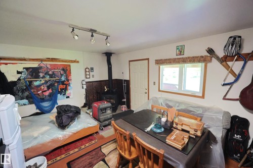 240002 Twp Rd 674, Rural Athabasca County, AB - Indoor With Fireplace