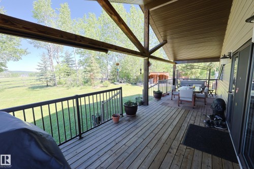 240002 Twp Rd 674, Rural Athabasca County, AB - Outdoor With Deck Patio Veranda With Exterior