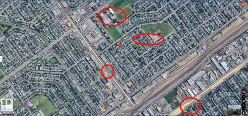 Property Map. Illustrating the property's location within its geographic area - 9524 129A Avenue, Edmonton, AB - 
