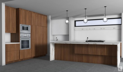 8807 99 Avenue, Edmonton, AB - Indoor Photo Showing Kitchen