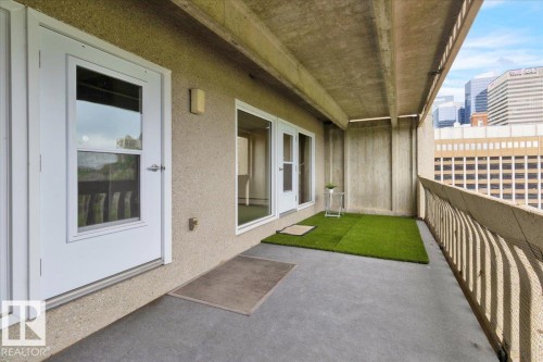1012 9918 101 Street, Edmonton, AB - Outdoor With Balcony With Exterior