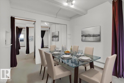 1012 9918 101 Street, Edmonton, AB - Indoor Photo Showing Dining Room