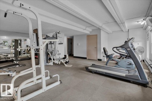 1012 9918 101 Street, Edmonton, AB - Indoor Photo Showing Gym Room