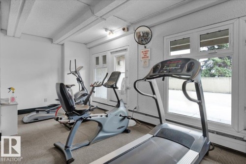1012 9918 101 Street, Edmonton, AB - Indoor Photo Showing Gym Room