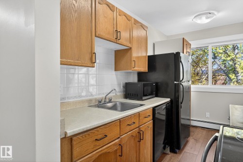 301 10621 79 Avenue Nw, Edmonton, AB - Indoor Photo Showing Kitchen