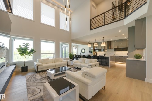 4111 Whispering River Dr. Drive Sw, Edmonton, AB - Indoor Photo Showing Living Room