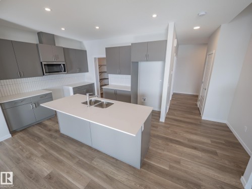 7139 177 Avenue, Edmonton, AB - Indoor Photo Showing Kitchen With Double Sink