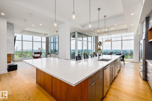 1403 14105 West Block Drive, Edmonton, AB - Indoor Photo Showing Kitchen With Upgraded Kitchen
