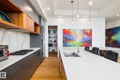 1403 14105 West Block Drive, Edmonton, AB - Indoor Photo Showing Kitchen With Double Sink With Upgraded Kitchen