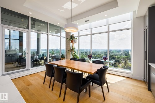 1403 14105 West Block Drive, Edmonton, AB - Indoor Photo Showing Dining Room