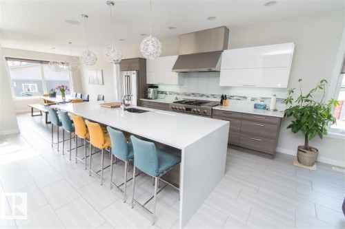 9104 83 Street, Edmonton, AB - Indoor Photo Showing Kitchen With Upgraded Kitchen