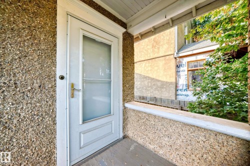 View of exterior entry - 12605 107 Avenue, Edmonton, AB - Outdoor With Exterior