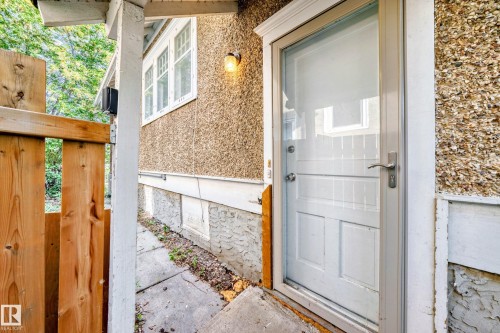 Property entrance - 12605 107 Avenue, Edmonton, AB - Outdoor With Exterior