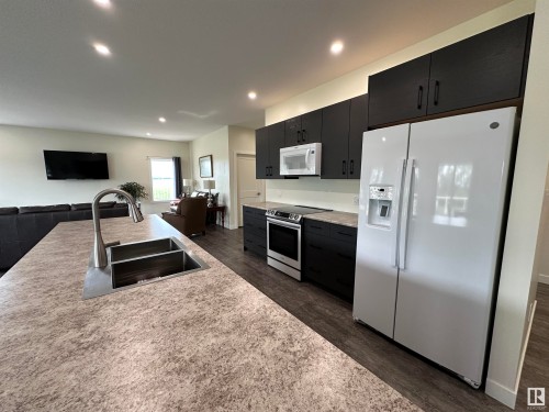 54322 Rge Rd 253, St. Albert, AB - Indoor Photo Showing Kitchen With Double Sink With Upgraded Kitchen