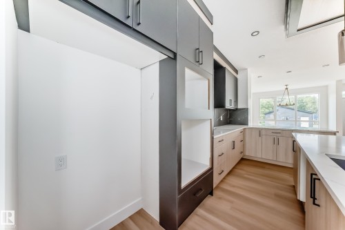 11442 125 Street, Edmonton, AB - Indoor Photo Showing Kitchen With Double Sink