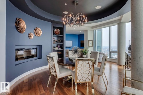 3001 11969 Jasper Avenue, Edmonton, AB - Indoor Photo Showing Dining Room