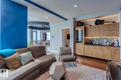 3001 11969 Jasper Avenue, Edmonton, AB - Indoor Photo Showing Living Room