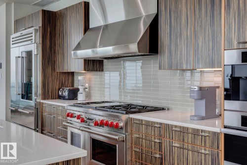 3001 11969 Jasper Avenue, Edmonton, AB - Indoor Photo Showing Kitchen With Upgraded Kitchen