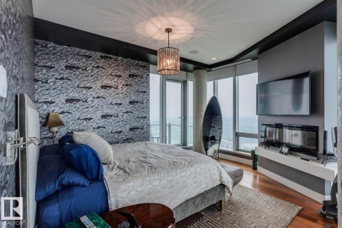 3001 11969 Jasper Avenue, Edmonton, AB - Indoor Photo Showing Other Room With Fireplace