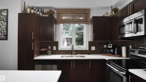 105 2584 Anderson Way, Edmonton, AB - Indoor Photo Showing Kitchen With Upgraded Kitchen