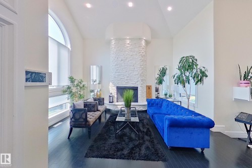 16611 9 St, Edmonton, AB - Indoor With Fireplace