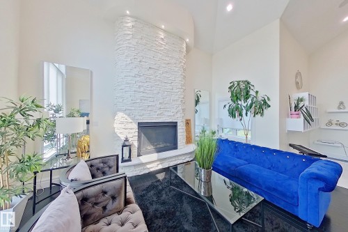 16611 9 St, Edmonton, AB - Indoor With Fireplace