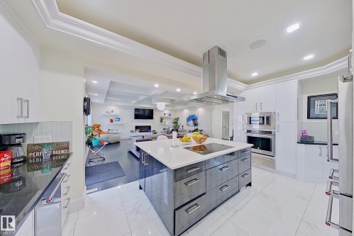 16611 9 St, Edmonton, AB - Indoor Photo Showing Kitchen With Upgraded Kitchen