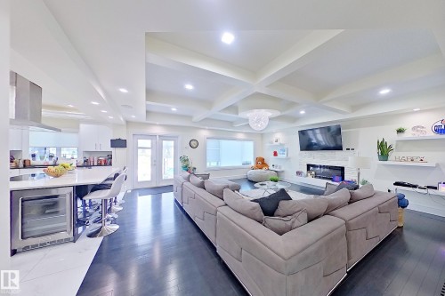 16611 9 St, Edmonton, AB - Indoor With Fireplace