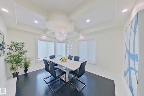 16611 9 St, Edmonton, AB - Indoor Photo Showing Dining Room