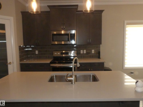 628 Ortona Way Nw, Edmonton, AB - Indoor Photo Showing Kitchen With Double Sink