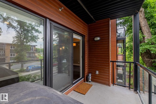 203 10006 83 Ave, Edmonton, AB - Outdoor With Deck Patio Veranda With Exterior