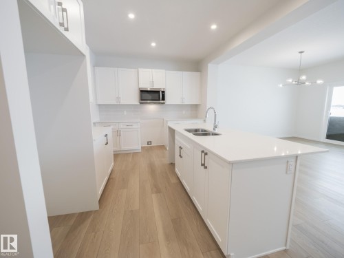 8720 224 Street, Edmonton, AB - Indoor Photo Showing Kitchen With Double Sink