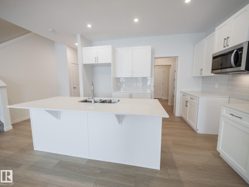 8720 224 Street, Edmonton, AB - Indoor Photo Showing Kitchen With Double Sink