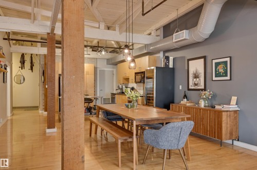 504 10169 104 Street, Edmonton, AB - Indoor Photo Showing Dining Room