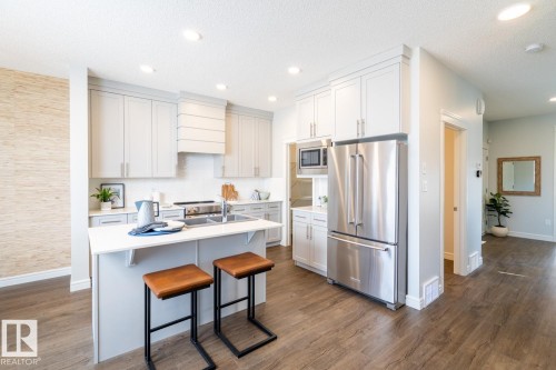 18166 73A Street, Edmonton, AB - Indoor Photo Showing Kitchen With Double Sink