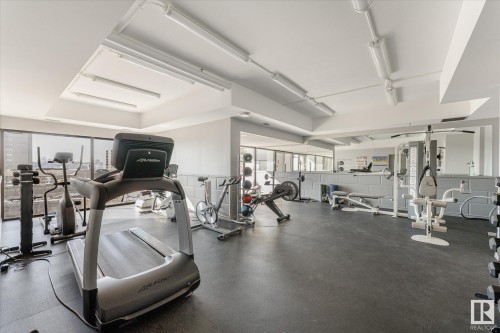 1002 9923 103 Street, Edmonton, AB - Indoor Photo Showing Gym Room